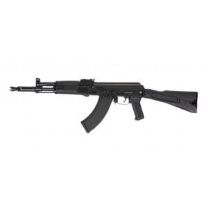 PSA AK-104 Side Folding Rifle w/Pinned and Welded Spiked Extended Booster, Black