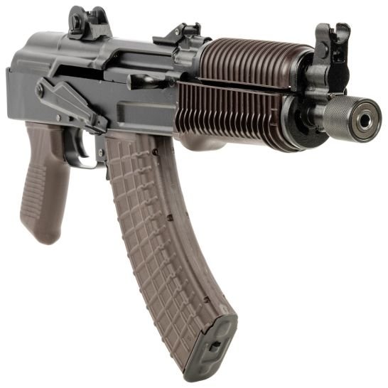 Arsenal SAM7K 7.62x39mm 8.50" AK Pistol, Black/Plum - SAM7K-55P