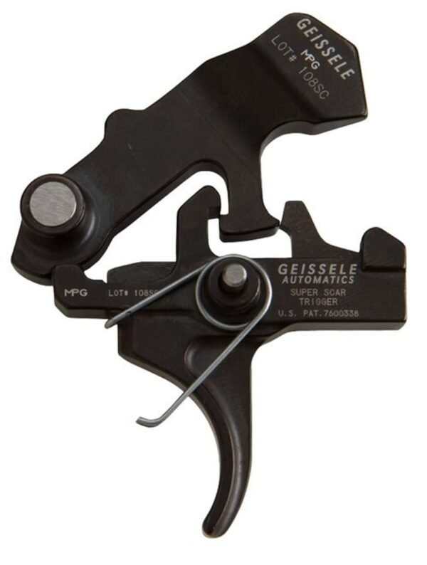 Geissele Automatics 05-157 Super Scar M4 Curved AR Style Mil-Spec Steel Black O