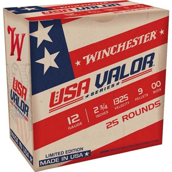 Estate Buckshot Load 12 Ga, 2.75" Shell, 9 Pellets, 00 Buck Shot, 25rd Box