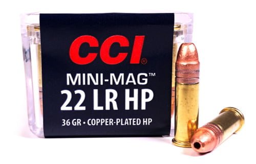 CCI Mini-Mag Rimfire .22 LR, 40gr, Segmented Hollow Point, 100rd