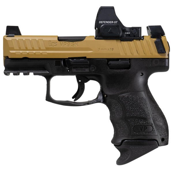 SCT EXCLUSIVE) HK VP9SK OR 9mm 3.39″ Pistol – FDE 2-Tone w/ Vortex Defender-ST