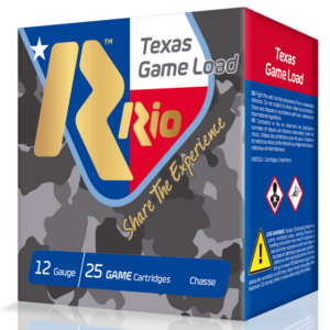 RIO Top Game Texas Game Load High Velocity 12 Ga, 2.75", 1-1/4oz, 7.5 Shot, 25rd Box