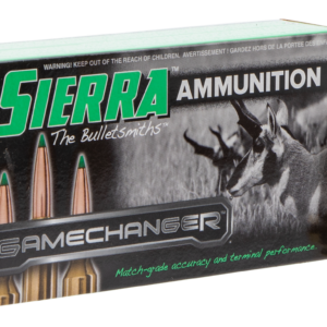 Close× Sierra Bullets, GameChanger, 6.5 Creedmoor, 130Gr, Tipped GameKing, 20rd Box