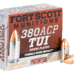 Close× Fort Scott Tumble Upon Impact .380 ACP, 95gr, Solid Copper Spun, 20rd Box