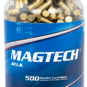 Magtech .22 LR, 40gr, Lead Round Nose, 500rd Bottled Package