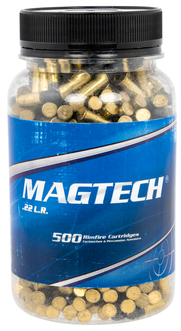 Magtech .22 LR, 40gr, Lead Round Nose, 500rd Bottled Package