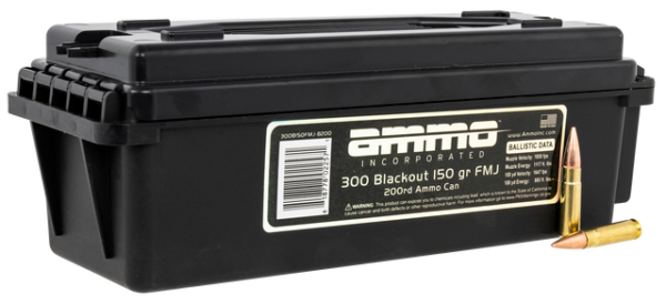 Ammo Inc Signature .300 Blackout, 150gr, FMJ, 200rd