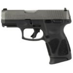 Taurus G3C 9mm Pistol, 3.2″ Barrel, Adjustable Sights, Black, Tungsten
