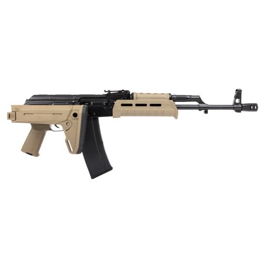 PSA AK-101AKM Moe FDE Rifle with Toolcraft Bolt, Trunnion, and Carrier - FDE