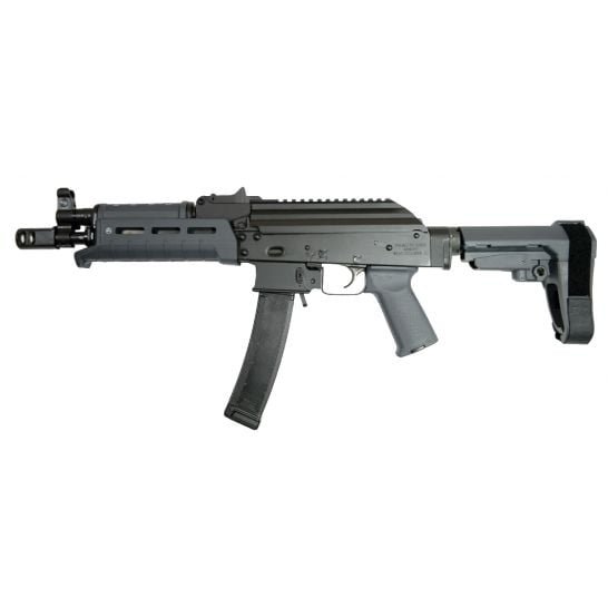 PSA AK-V 9mm MOE SBA3 Pistol, Gray