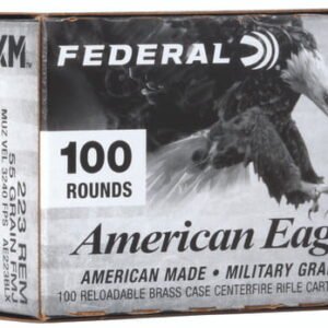 Federal American Eagle .223 Rem, 55gr, Full Metal Jacket Boat-Tail, 100rd Box