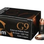 G9 9mm, 80gr, Solid Copper External Hollow Point, 20rd Box