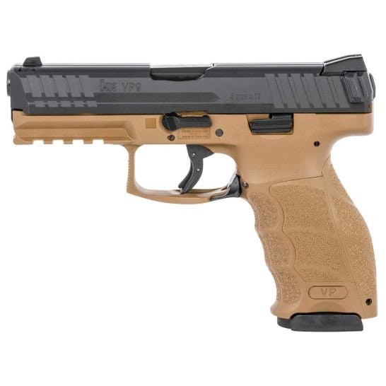 HK VP9 9mm Pistol 17rd 4.1", FDE