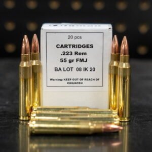 IGMAN 223 Rem 55gr, Ammo, FMJ, 20rd Box