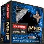 Norma MHP 9mm, 108gr, Monolithic Hollow Point, 20rd Box