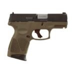 Taurus G3c Compact 9mm Pistol, OD Green/Black – 1-G3C931O