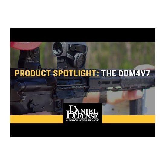 Daniel Defense DDM4 V7 5.56 Semi-Automatic Rifle, Tornado Gray